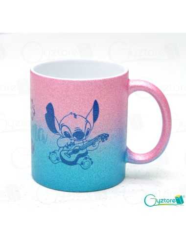 Taza escarchada diseño Stitch