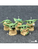 Figuras 4-7cm de Baby Yoda (Grogu)