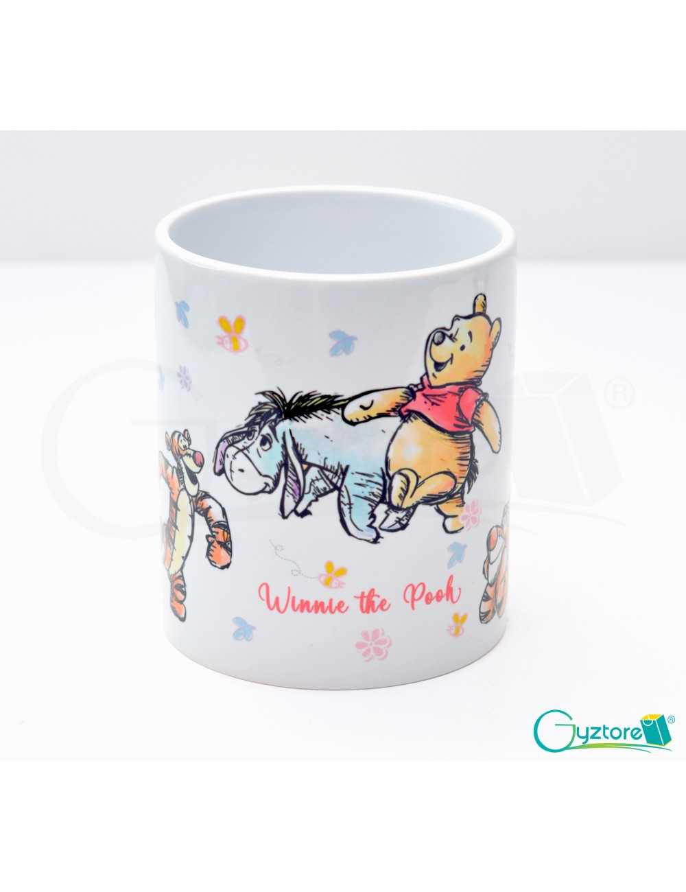 Tazas blancas diseño Winnie the Poh