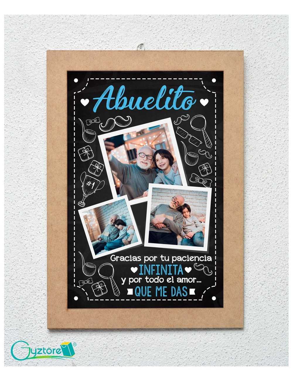 Cuadros personalizados para papá y abuelito