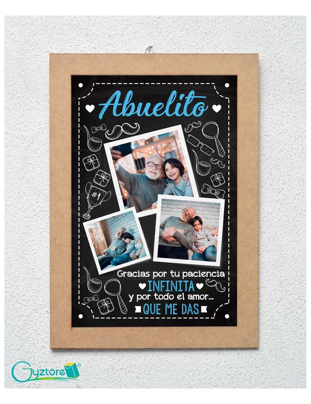 Cuadros personalizados para papá y abuelito