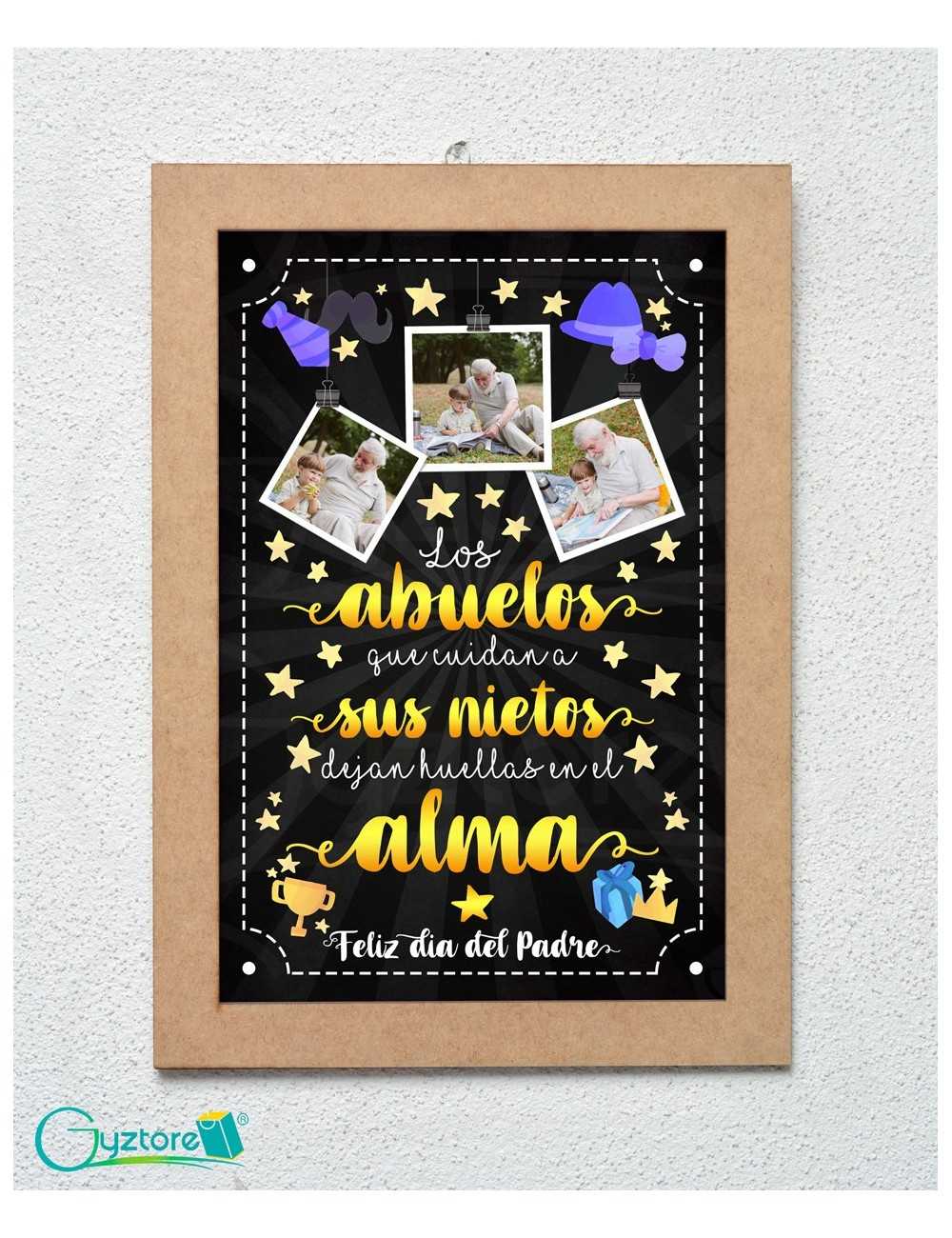 Cuadros personalizados para papá y abuelito