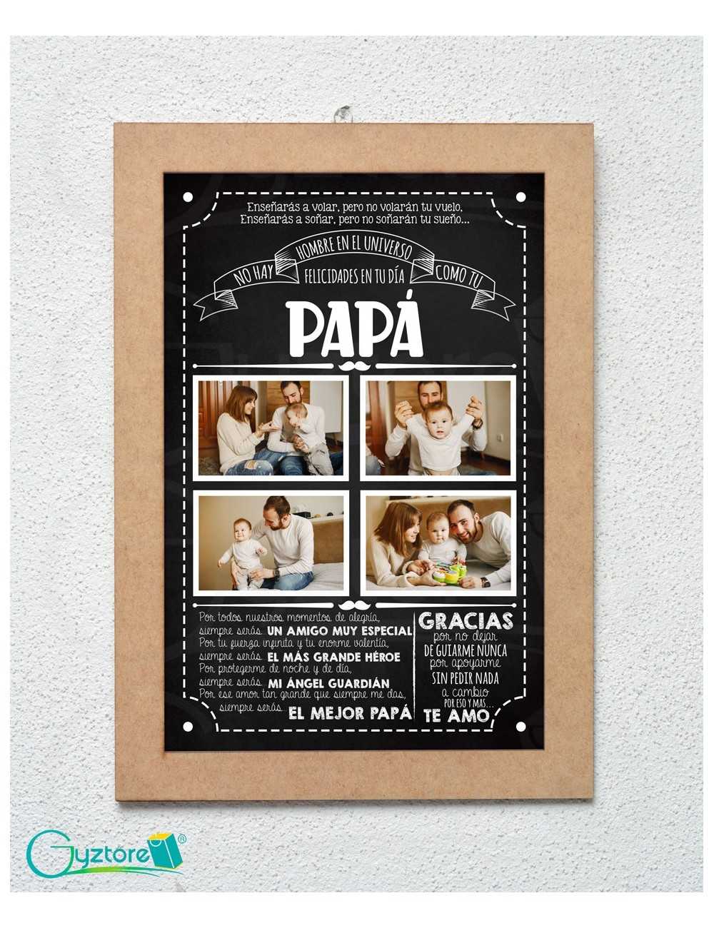 Cuadros personalizados para papá y abuelito