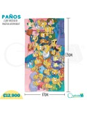 Paños grandes diseño de Los Simpson