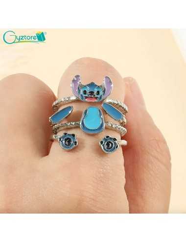 Anillo doble diseño de Stitch