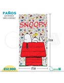 Paños grandes diseño de Snoopy