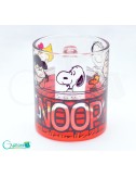 Tazas de vidrio diseño de Snoopy