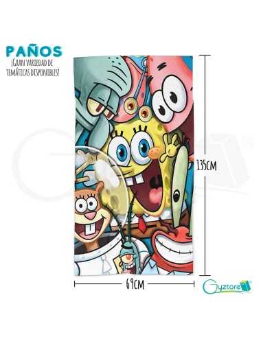 Paños grandes diseño de Bob...