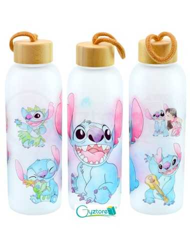 Botella de vidrio "Stitch"...