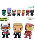 Set de 7 Figuras coleccionables de Marvel