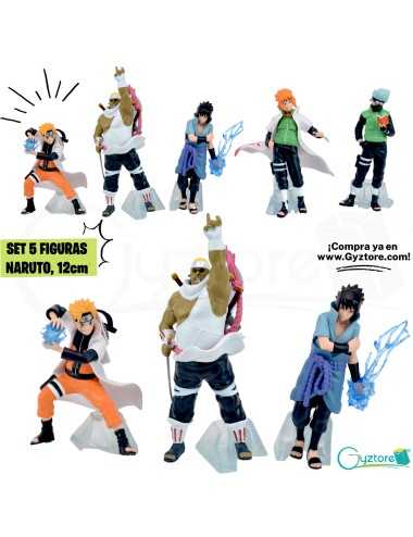 Set de 5 Figuras de Naruto