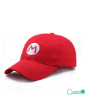 Gorra roja diseño de Mario Bros