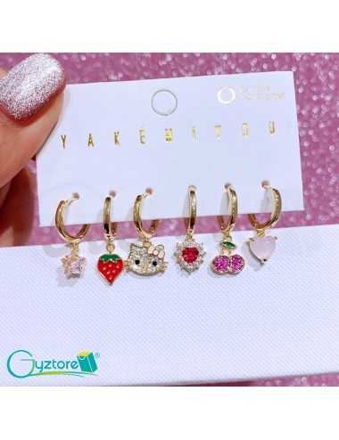 Set de aretes "Hello...