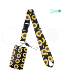 Lanyard y porta-gafete “Girasoles”