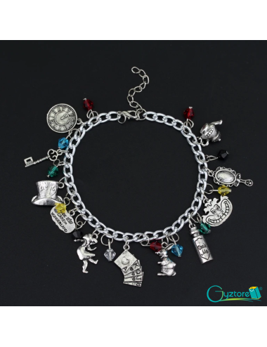 Pulsera de dijes  “Alice in...