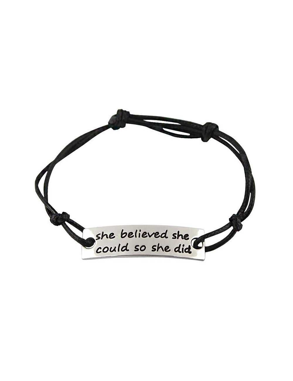 Pulsera She Believed She Could So She Did