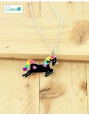 Collar de unicornio negro