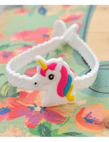 Pulseras de silicón diseño de Unicornio