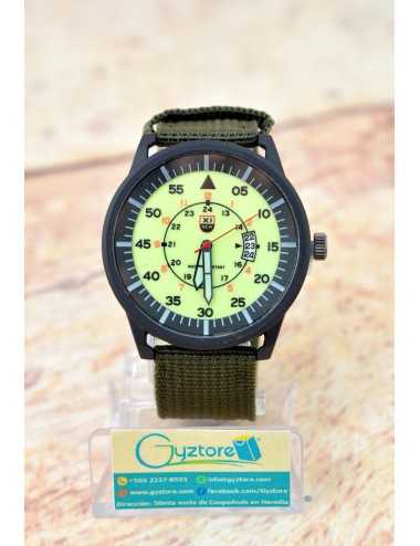 Reloj Militar Luminoso Faja de Nylon