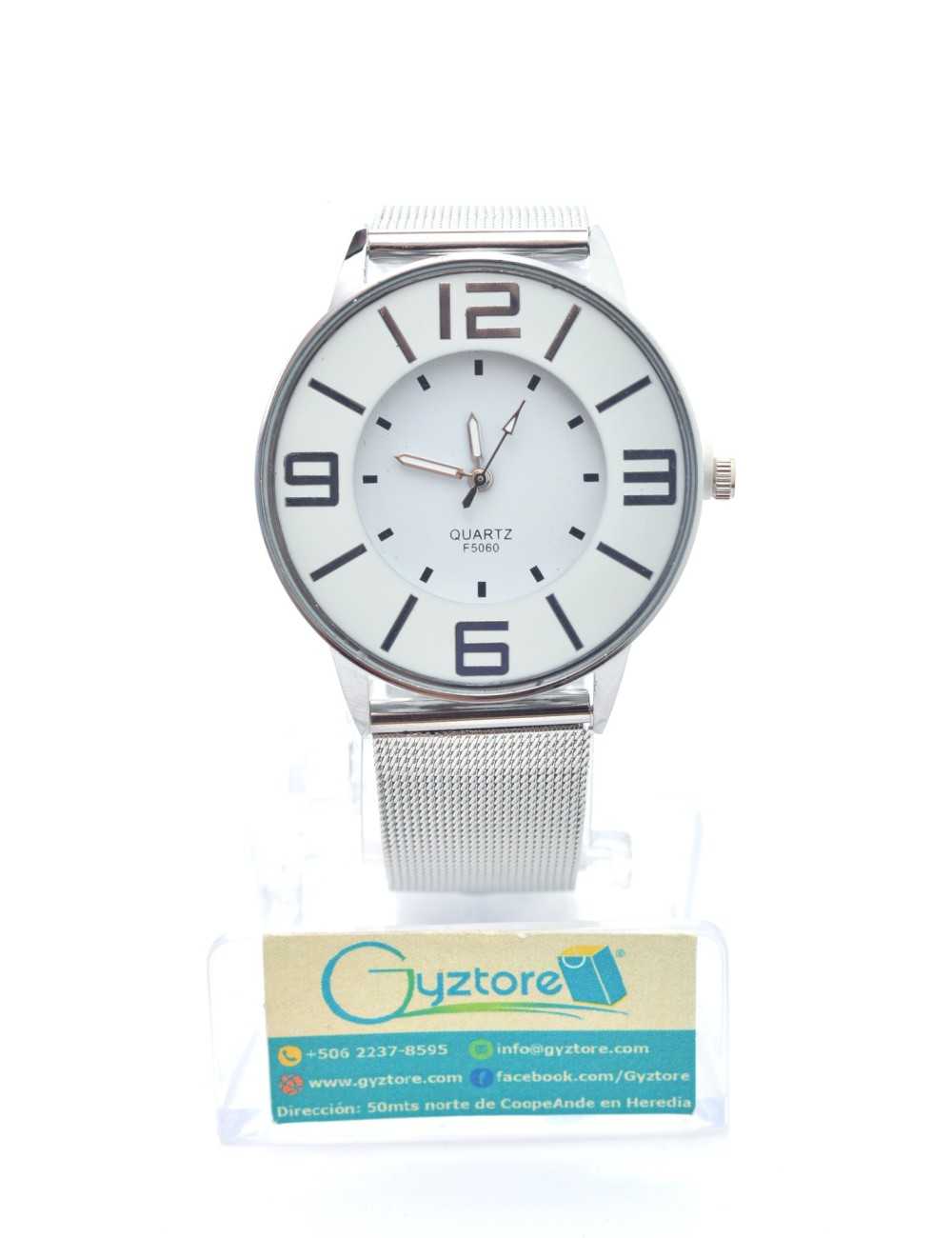 Reloj de Acero Inoxidable Números Grandes