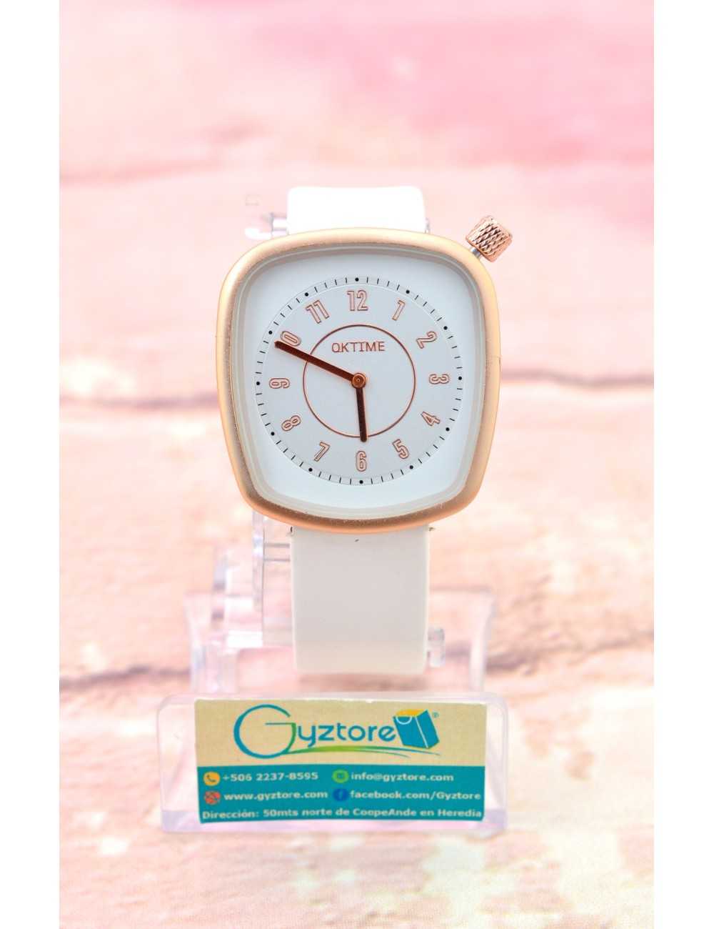 Reloj Elegante con Carátula Cuadrada