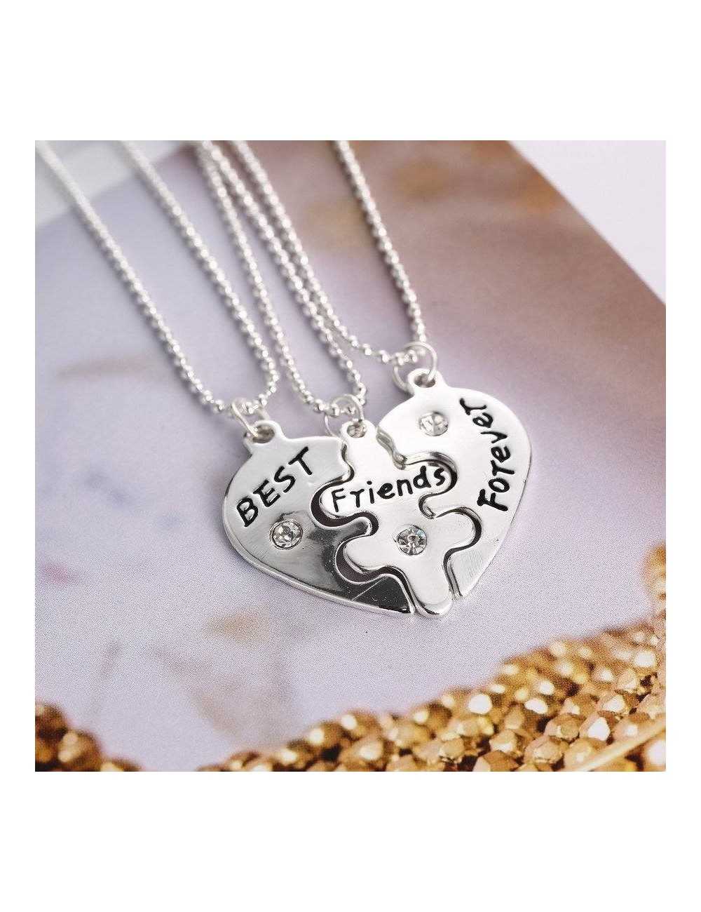 Collares para mejores amigas 3 "BFF's en 1"