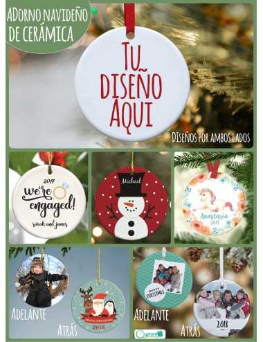 Adorno Navideño de Cerámica