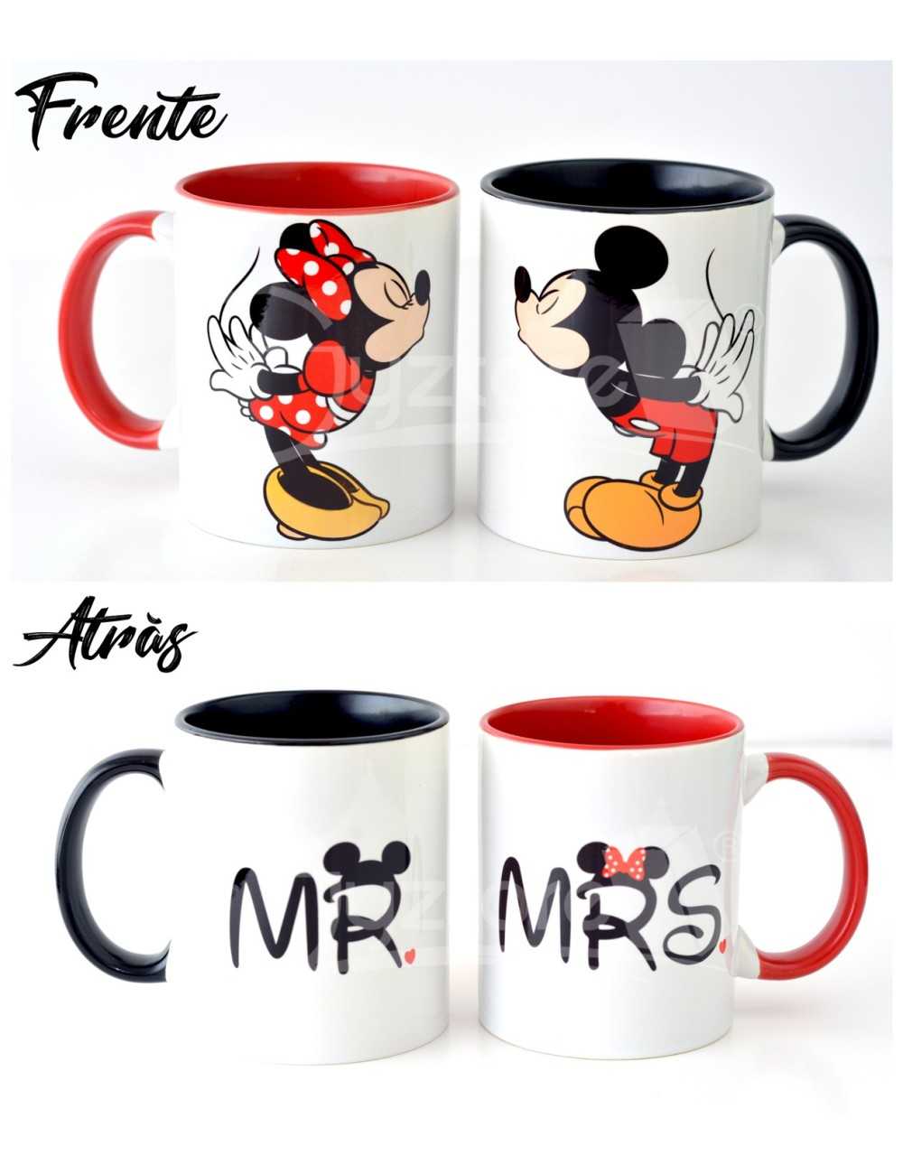 Tazas de Minnie y Mickey