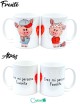 Tazas para parejas diseño de pajaritos