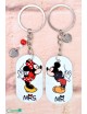 Llavero para parejas de Minnie y Mickey