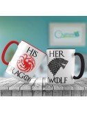 Tazas para parejas "Her Dragon, Her Wolf"