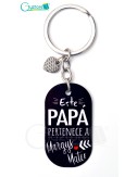 Llavero Personalizable "Este Papá/Abuelo pertenece a"