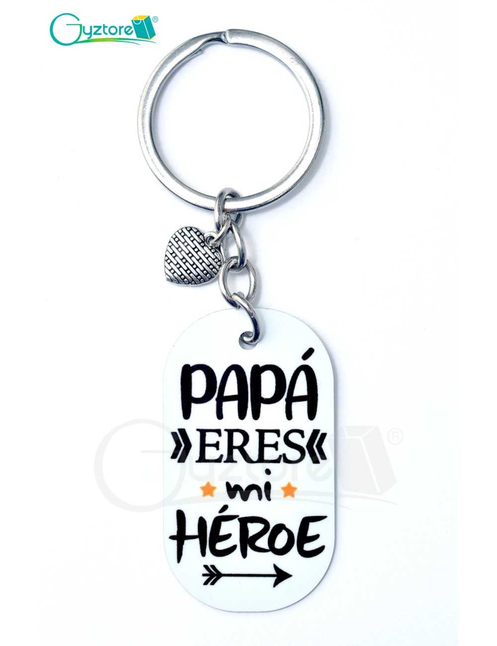 Llavero “Papá eres mi Héroe”