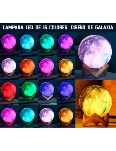 Lámpara LED diseño de Galaxia