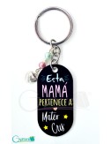 Llavero Personalizable "Esta Mamá/Abuela pertenece a"