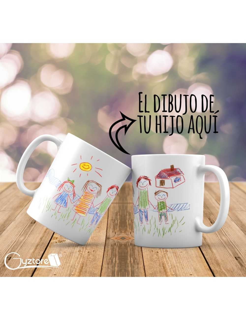 Taza personalizada con dibujo