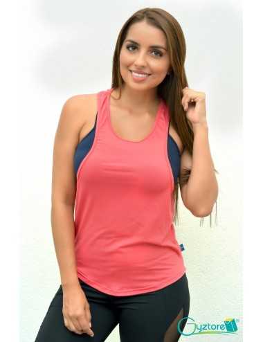 Blusa con mangas estampado morado