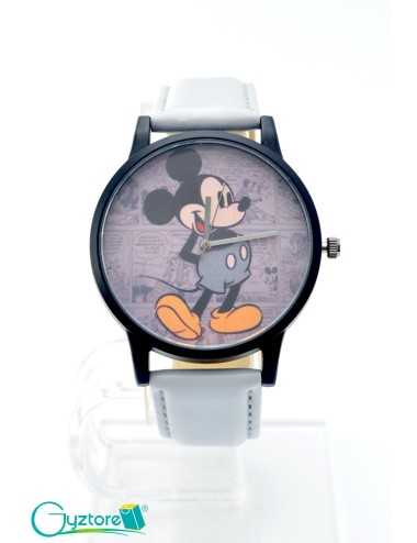Reloj diseño de Mickey con faja gris