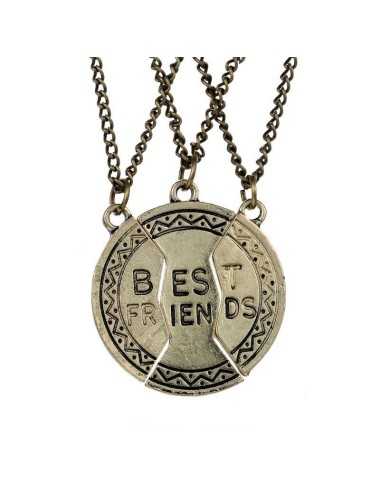 Collar Bronce Best Friends de 3