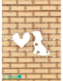 Aretes diseño de perrito