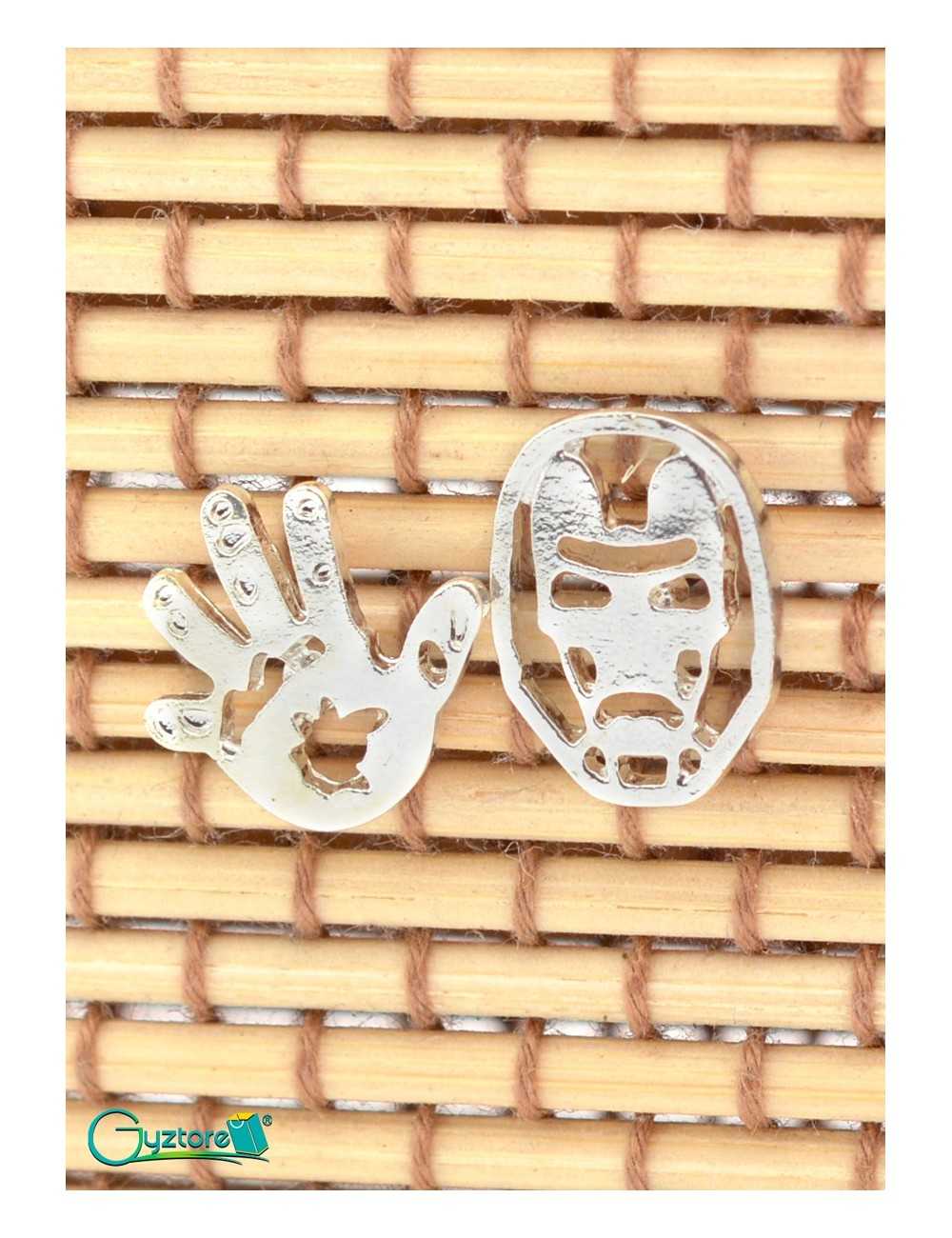 Aretes diseño de IronMan