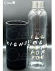 Botella de vidrio diseño de Friends