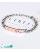 Pulseras de acero "True love"