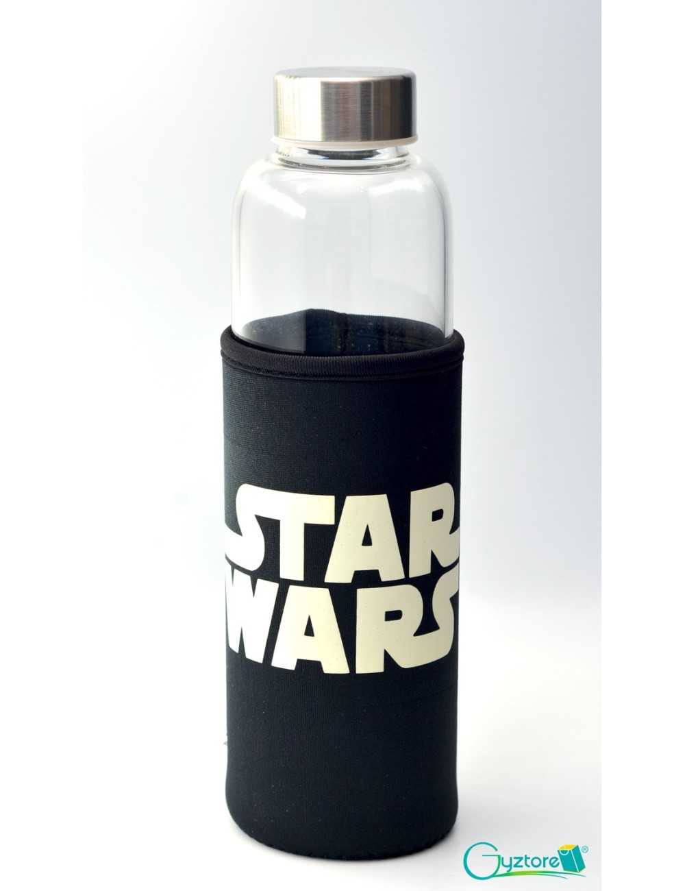 Botella de vidrio diseño de StarWars