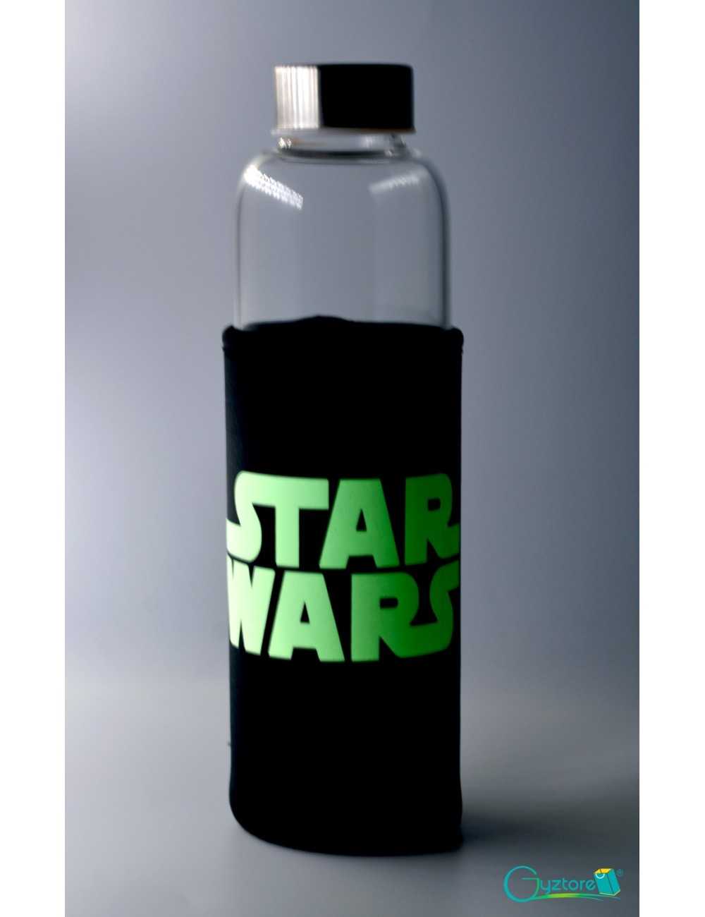 Botella de vidrio diseño de StarWars