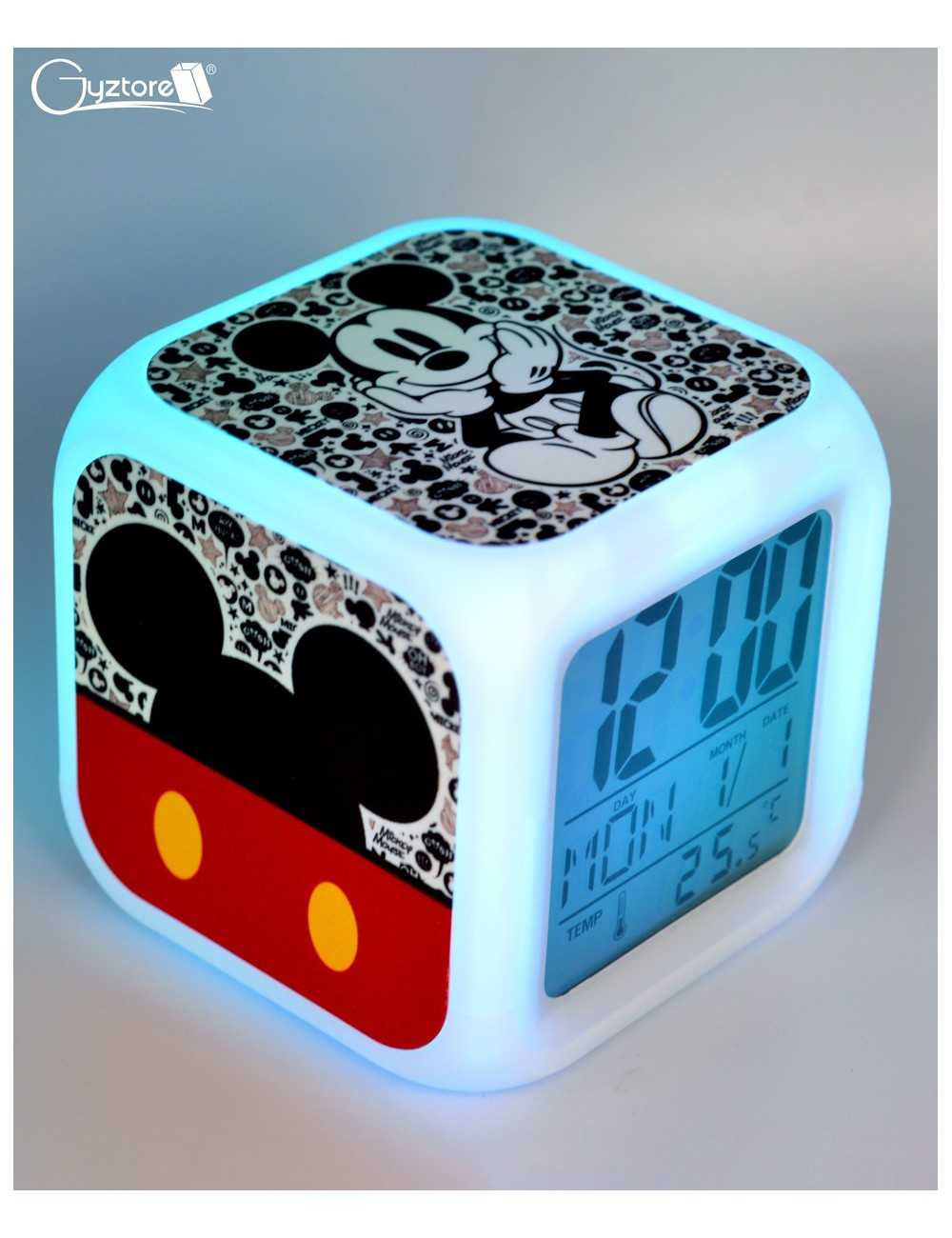 Relojes digitales “Mickey Mouse” con LED multicolor