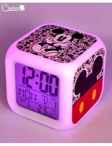 Relojes digitales “Mickey Mouse” con LED multicolor