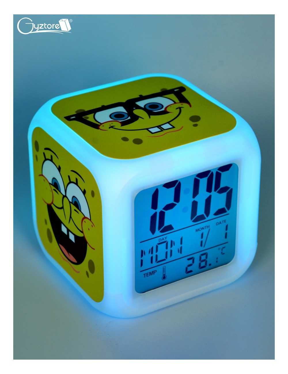 Relojes digitales “Bob Esponja” con LED multicolor