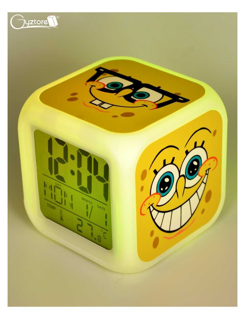 Relojes digitales “Bob Esponja” con LED multicolor