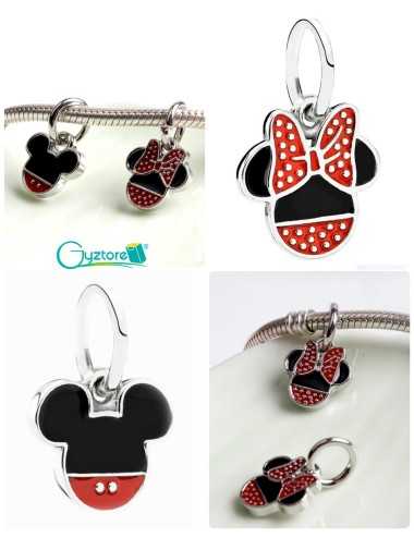 Dije diseño de Mickey y Minnie